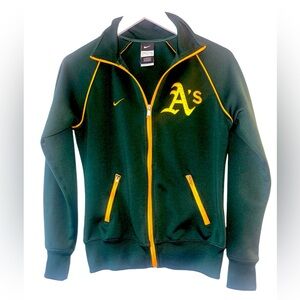Women’s Nike Oakland A’s track jacket size small